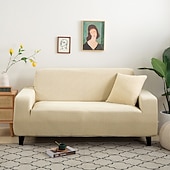 baratos Cobertura de Sofa-capas elásticas para sofá, capa de sofá secional cor de vinho para cães, capas para sofá de dois lugares, em forma de L, 3 lugares, em forma de U, poltrona, protetor de sofá lavável, macio e durável