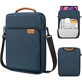 baratos Bolsas, estojos e luvas para laptop-bolsa de ombro para laptop capa para tablet compatível com macbook air pro hp dell lenovo asus chromebook capa para notebook bolsa de viagem bolsa de transporte capa para laptop com alça