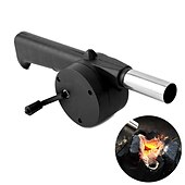 cheap Camp Kitchen-BBQ Fan, Air Blower, Fast Fire Starter, Portable Manual Hand Crank Bellows For Outdoor Picnic Camping Cooking, Barbecue Charcoal Grills Accessories
