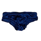 cheap Swim Trunks &amp; Board Shorts-Men's Swim Shorts Swimwear Swim Briefs Plain Soft Breathable Outdoor Casual Daily Hawaiian Stylish Black White Micro-elastic