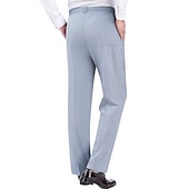  Voor heren Broek Vrijetijdsbroek Zak Elastische taille Effen Kleur Comfort Ademend Volledige lengte Dagelijks Stijlvol Klassieke Stijl Zwart Marineblauw Micro-elastisch