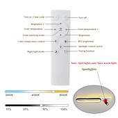 זול גופי תאורת ספוט-מנורת תקרה LED מודרנית 1-2 מנורת מסלול מנורת sotlight 80 ס"מ 100 ס"מ מנורת תקרה גיאומטרית ניתנת לעמעום שלט רחוק סלון חדר שינה מטבח פינת אוכל מנורת ac220v