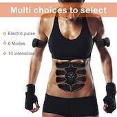 Χαμηλού Κόστους Μασέρ Σώματος-ems ηλεκτρικός μυϊκός διεγέρτης οικιακός εξοπλισμός γυμναστικής γυμναστικής μασάζ ώμου πόδι μπράτσο κοιλιακός γυμναστής μασάζ σώματος (η μπαταρία δεν περιλαμβάνεται)