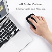 baratos Ratos-2.4g mini mouse sem fio dobrável receptor usb de viagem óptico ergonômico mouse de escritório para pc laptop jogo mouse win7/8/10/xp/vista
