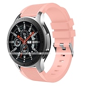 رخيصةأون عصابات ساعات سامسونج-حزام إلى Samsung Watch 3 45mm, Galaxy Wacth 46mm, Gear S3 Classic / Frontier, Gear 2 Neo Live سيليكون إستبدال حزام 22mm عصابة الرياضة معصمه