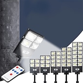cheap Street Lights-Solar Street Lights Outdoor Waterproof  High Brightness Dusk to Dawn LED Lamp with Motion Sensor Remote Control for Garden Patio Porch Garage
