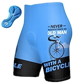 billiga Shorts, tights och byxor för män-Herr Cykelshorts Cykel Vadderade shorts Underdelar Bergscykling Vägcykling sporter Grafisk 3D Tablett Cykel Andningsfunktion Snabb tork Gul Rosa Polyester Elastan Kläder Cykelkläder