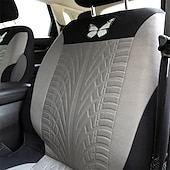 ieftine Husă Scaun Auto-Husă scaun auto cu 5 locuri set complet husă scaun auto complet înconjurată interior mașină lavabilă respirabil confortabil model fluture broderie husă scaun auto