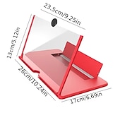 cheap Travel &amp; Luggage Accessories-Stretching 3d Magnifier Glass Bracket Amplifier Screen Ultra-clear Anti Blue Ray Magnifying Glass Phone Magnifier Amplifier
