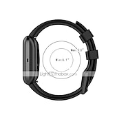billiga Fitbit klockband-Smart Watch-band för Fitbit Versa 2 / Versa Lite / Versa SE / Versa Mjuk silikon Smart klocka Rem Justerbar Andningsfunktion Klassiskt lås Sportband Ersättning Armband