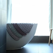 abordables Tapis de bain antidérapants-Tapis de bain d'angle tapis de douche antidérapants-tapis de baignoire antidérapant 21x21 pouces avec ventouse, tapis de cabine de douche de sécurité pour enfants&amp;amp; personnes âgées, tapis de