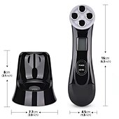 cheap Facial Massager-RF Beauty Device 5 In 1 Import Wrinkle Acne Removal Microcurrent Facial Lifting Machine 6 Color Light Therapy Radio Frequency Multifunction Instrument