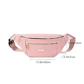 olcso univerzális telefontáska-oxford textil fanny pack, női nagy kapacitású deréktáska