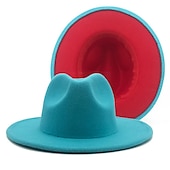 economico Cappelli per feste-berretto Lana / acrilico Cappello Fedora Formale Matrimonio Semplice Con Colore Puro Copricapo Copricapo
