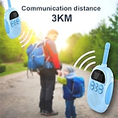 levne Mikrofony-2ks 3-5km dosah dvoucestné vysílačky s dlouhým dosahem rádio domácí telefon hračky pro děti děti venkovní procházky kemping dárky