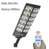 cheap Street Lights-Solar Street Lights Outdoor Waterproof  High Brightness Dusk to Dawn LED Lamp with Motion Sensor Remote Control for Garden Patio Porch Garage