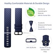 abordables Correas de reloj Fitbit-Ver Banda para Fitbit Charge 4 / Charge 3 / Charge 3 SE Silicona Reemplazo Correa Suave Ajustable Transpirable Correa Deportiva Pulsera