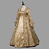 cheap Dresses-Rococo Victorian Vintage Dress Ball Gown Prom Dress Maria Antonietta Fancy Dress Women's Royal Masquerade Carnival Party Halloween Adults' Dress