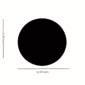 Недорогие наружные настенные светильники-светодиодный наружный настенный светильник водонепроницаемый дизайн круга черный теплый белый / белый настенное освещение ip65 водонепроницаемый акриловый металлический наружный настенный светильник