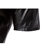 economico Cime-Disco Anni '80 Metallico Lucido Mascherata Disco Costume Per uomo Costume di Carnevale Mascherata Festa / Sera Addio al Nubilato Parata dell'Orgoglio Adulti Top