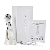 cheap Facial Massager-RF Beauty Device 5 In 1 Import Wrinkle Acne Removal Microcurrent Facial Lifting Machine 6 Color Light Therapy Radio Frequency Multifunction Instrument