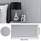 levne Tapety-tapety na stěnu samolepicí fólie samolepicí vločka sliver netkaný domácí dekor 300 * 45 cm