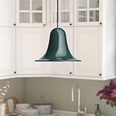 abordables Suspension-Suspension led mini île lumière plafond suspension 1 lumière 3000k suspension éclairage pour chambre salon salle à manger cuisine