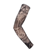 billiga Armvärmare, benvärmare och skoskydd-1 st. Cykelhylsor Armwarmers UV-skydd för kylarm med UV-skydd UV-resistent Snabb tork Cykel Mörkgrå Svart Brun Elastan för Unisex Vuxna Utomhusträning Cykling / Cykel