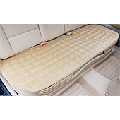 cheap Car Seat Covers-Plush Plaid Thicken Warm Car Seat Cushion Pad Car Seat Protector Car Front Rear Seat Covers For Car SUV Truck Car Accessories