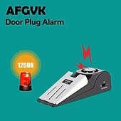 お買い得  ホームアラームシステム-1/2 個ミニ警報ドア停止警報 120db 家庭用に最適くさび形ストッパーアラートセキュリティシステムブロックブロッキングシステム