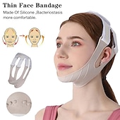 cheap Skin Care Tools-Silicone V Shape Bandage Face Lift Up Slimming Mask Belt Anti Wrinkle Reduce Double Chin Band V Face Chin Cheek Strap