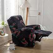 cheap Recliner Chair Cover-Stretch Recliner Cover Recliner Covers 1 Seater Armchair Couch Slipcover with Elastic Loop, Anti-cat Scratch Furniture Protector for Kids, Pets, Dogs, Cats