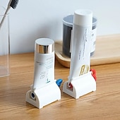 preiswerte Badezimmer-Organizer-3 stücke roll zahnpasta quetsche tube quetscher zahnpasta spender halter zahncreme bad manuelle spritze spender