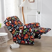 cheap Recliner Chair Cover-Stretch Recliner Cover Recliner Covers 1 Seater Armchair Couch Slipcover with Elastic Loop, Anti-cat Scratch Furniture Protector for Kids, Pets, Dogs, Cats