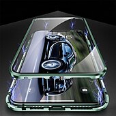 お買い得  iPhone用ケース-iPhone 16 15 14 13 12 11 Pro Max Plus 用マグネット強化ガラスケース - 両面金属フレーム、フルボディレンズプロテクター、ショックプロof透明カバー
