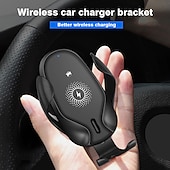 billiga Hållare till bilen-15w trådlös laddare hållare för billaddningsfäste för iphone 14 13 12 11 pro x xs max xr luftventilfäste billaddare intelligent infraröd telefonhållare för samsung s30 s22 s21 s20 note 20 huawei