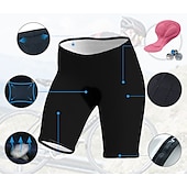 economico Pantaloni, pantaloncini e gonne da donna-Per donna Pantaloncini da ciclismo Bicicletta Pantaloncini imbottiti di protezione Pantaloni Ciclismo da montagna Cicismo su strada Gli sport Collage Pad 3D Traspirante Asciugatura rapida