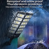 cheap Street Lights-Solar Street Lights Outdoor Waterproof  High Brightness Dusk to Dawn LED Lamp with Motion Sensor Remote Control for Garden Patio Porch Garage