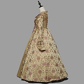 cheap Dresses-Rococo Victorian Vintage Dress Ball Gown Prom Dress Maria Antonietta Fancy Dress Women's Royal Masquerade Carnival Party Halloween Adults' Dress