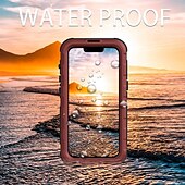 رخيصةأون جرابات آيفون-هاتف غطاء من أجل ايفون 16 iPhone 15 14 Pro Max Plus آيفون 13 برو ماكس ثقيل حقيبة ضد الماء مع ماجسيف حماية كاملة للجسم دعم الشحن اللاسلكي مع رباط المعصم سبائك الألومنيوم الكمبيوتر الشخصي سيليكون