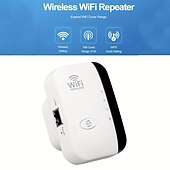 economico Router wireless-1pc wifi extender wifi range extender, ripetitore internet wireless, ripetitore di segnale fino a 2640sq. ft e 25 dispositivi, amplificatore a lungo raggio con porta Ethernet, configurazione a 1 tocco, punto di accesso