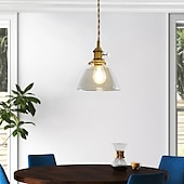 economico Luci a sospensione-lampada a sospensione a led isola luce 1-luce 15 cm lampada a sospensione in vetro rame led elegante design singolo isola luci ristorante in stile moderno negozi / caffè luci soggiorno