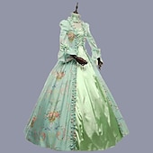 ieftine Rochii-Rococo Βικτωριανής Εποχής Rochie de epoca Rochie De Bal Rochie de bal Maria Antonietta Pentru femei Mascaradă Carnaval Petrecere Halloween Adulți Rochie