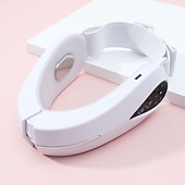 cheap Facial Care Devices-EMS Facial Lifting Massager Double Chin V Shape Lift Belt Red Blue Light LED Face Slimming Vibration Face Lift Devices Skin Care Perfect Birthday Gift For Mother Girls Women