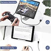 Χαμηλού Κόστους Περιφερειακά Η/Υ-usb c sd card reader adapter type c micro sd tf card reader multifunction 3-in-1 otg adapter for laptop macbooks φορητές κάμερες
