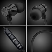 cheap Sports Headphones-Earphone In-Ear Magnetic Stereo Headset Headphone Outdoor Bluetooth Gift