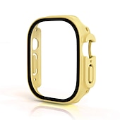 economico Cover per smartwatch-Custodia per orologi con protezione per lo schermo Compatibile con Apple Watch Ultra 49mm / Series 8 7 41mm 45mm / Series 6 5 4 SE 40mm 44mm / Series 3 2 1 38mm 42mm Resistente agli urti PC rigido