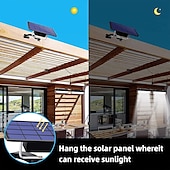 ieftine Aplice de Exterior-lumina solara lumina suspendata de exterior comutator automat cu senzor lumini de gradina cu cap dublu folosit in gradini curti in interior etc.