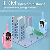 levne Mikrofony-2ks 3-5km dosah dvoucestné vysílačky s dlouhým dosahem rádio domácí telefon hračky pro děti děti venkovní procházky kemping dárky