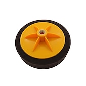 economico set di punte da trapano-Tampone per lucidatura per lucidatura per trapano in spugna per ceratura da 6 pollici con asta di collegamento